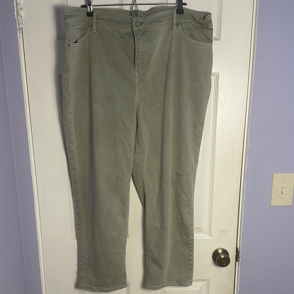 Chico's Green Ankle & Cropped Jeans